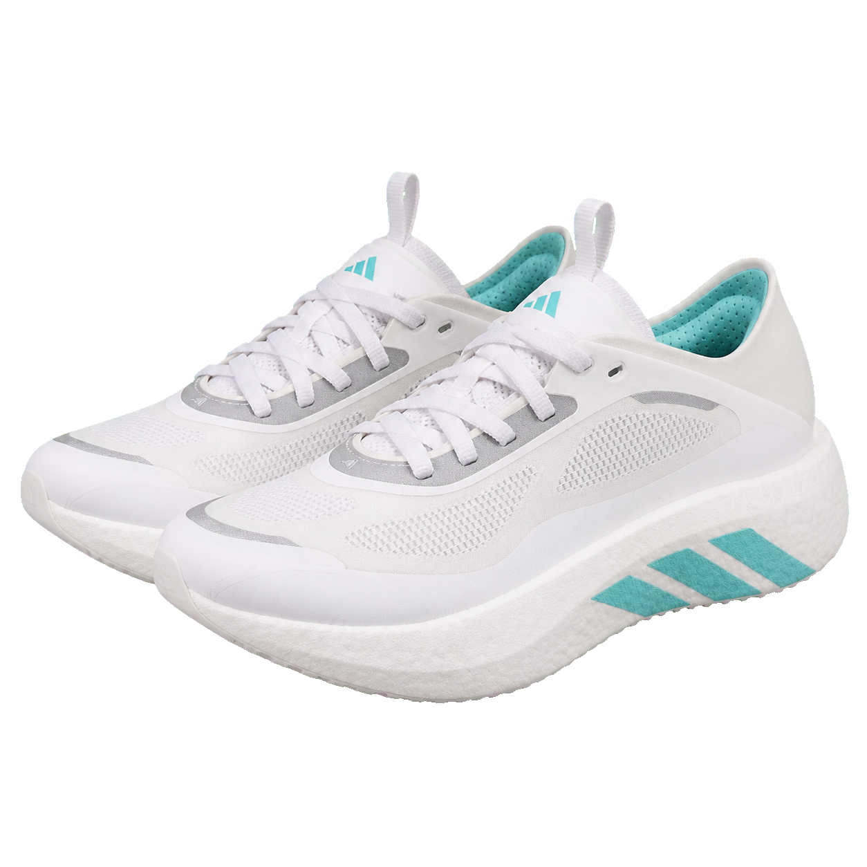 נעלי ריצה לנשים adidas HYPERBOOST RUN W לבן/טורקיז