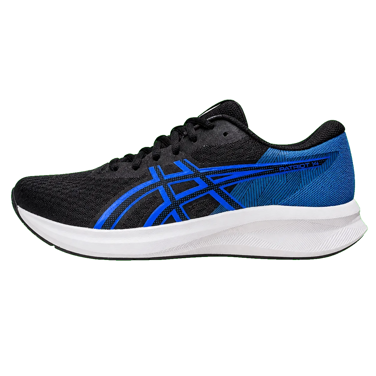 נעלי ריצה לגברים ASICS Patriot 14 שחור/כחול