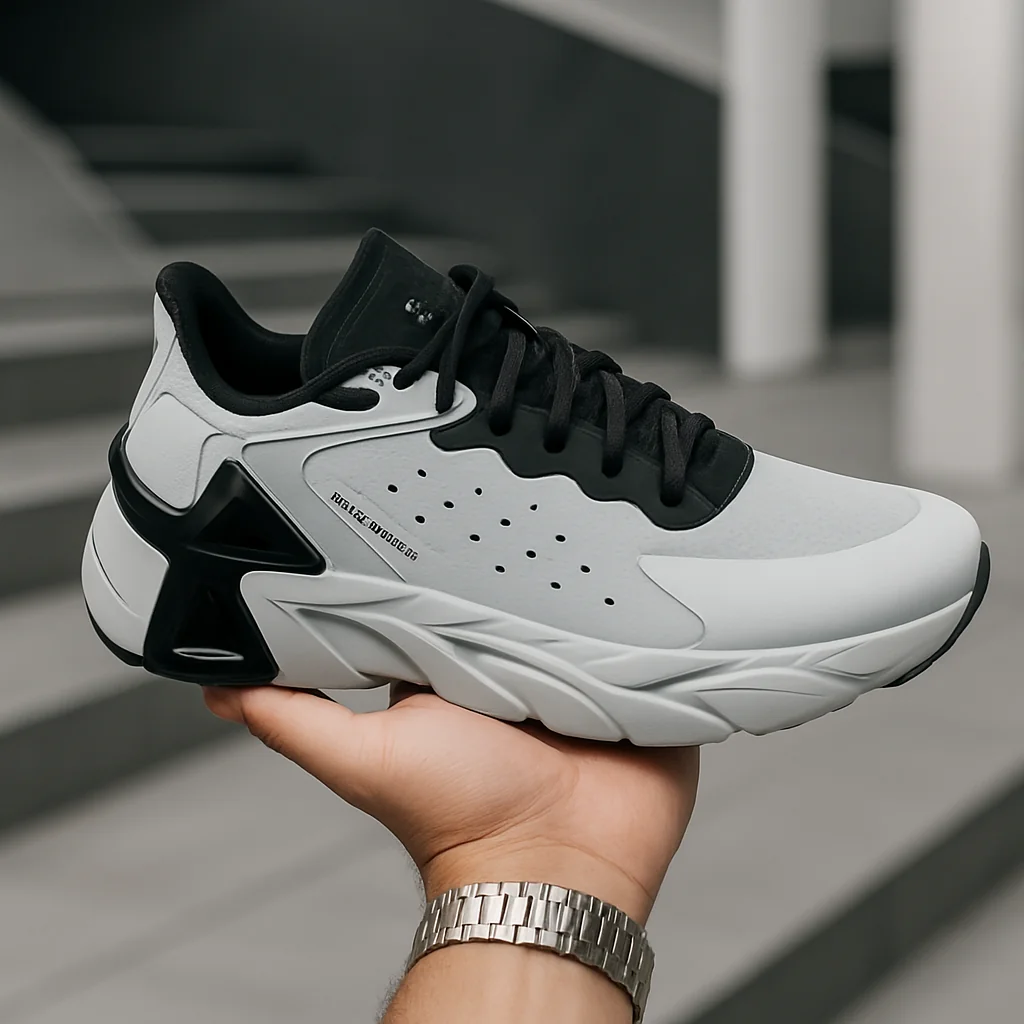 נעלי ספורט גברים Under Armour UA Halo Trainer אפור-שחור – תמונה 2