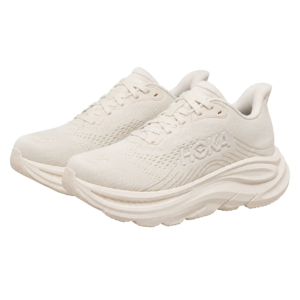 נעלי ריצה לנשים HOKA CLIFTON 11 WIDE קרם