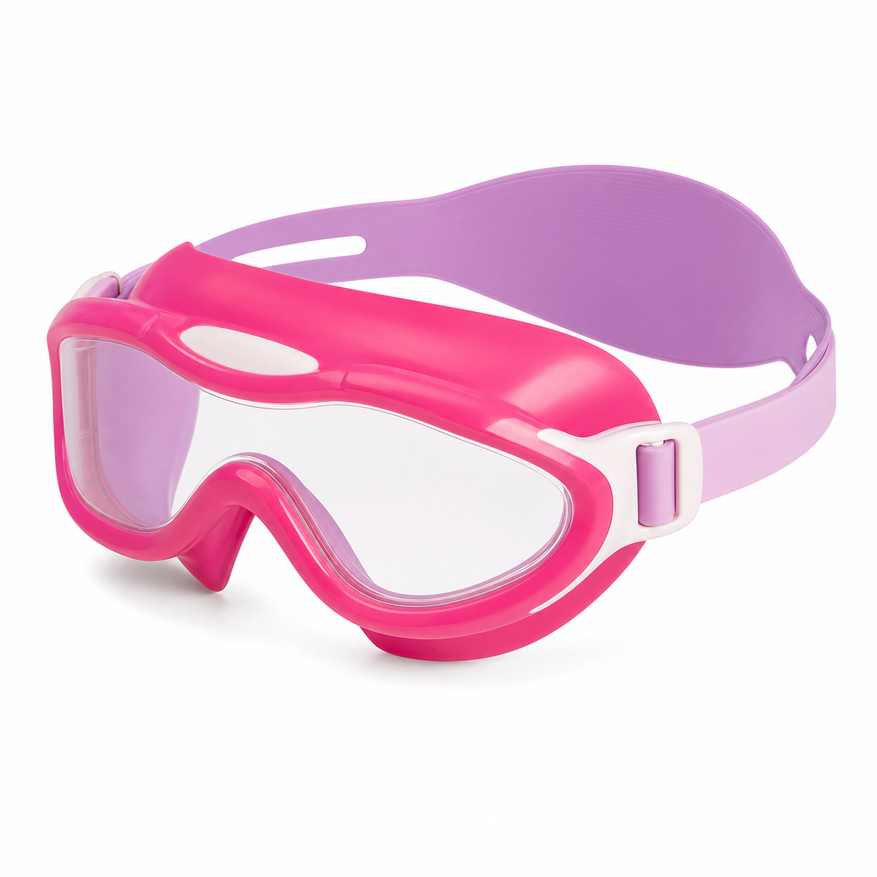 משקפת מסכה לתינוקות Speedo Biofuse Mask Infant - Electric Pink / Miami Lilac / Blossom / Clear