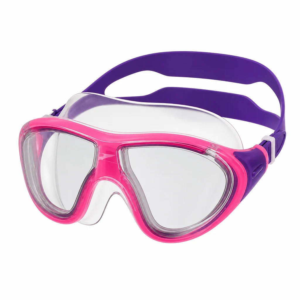 משקפת מסכה לילדים Speedo Junior Biofuse 2.0 Mask - Pink Lemonade / Steel