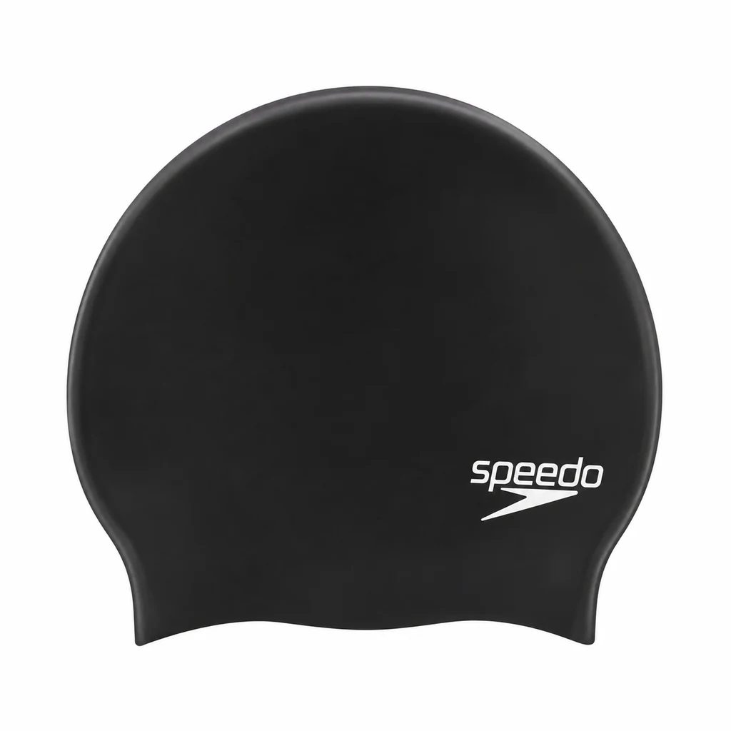 כובע שחייה לשיער ארוך Speedo Long Hair Cap - Black
