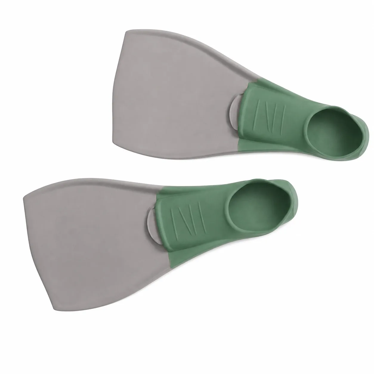 Speedo Sol Long Blade Fin Green / Grey
