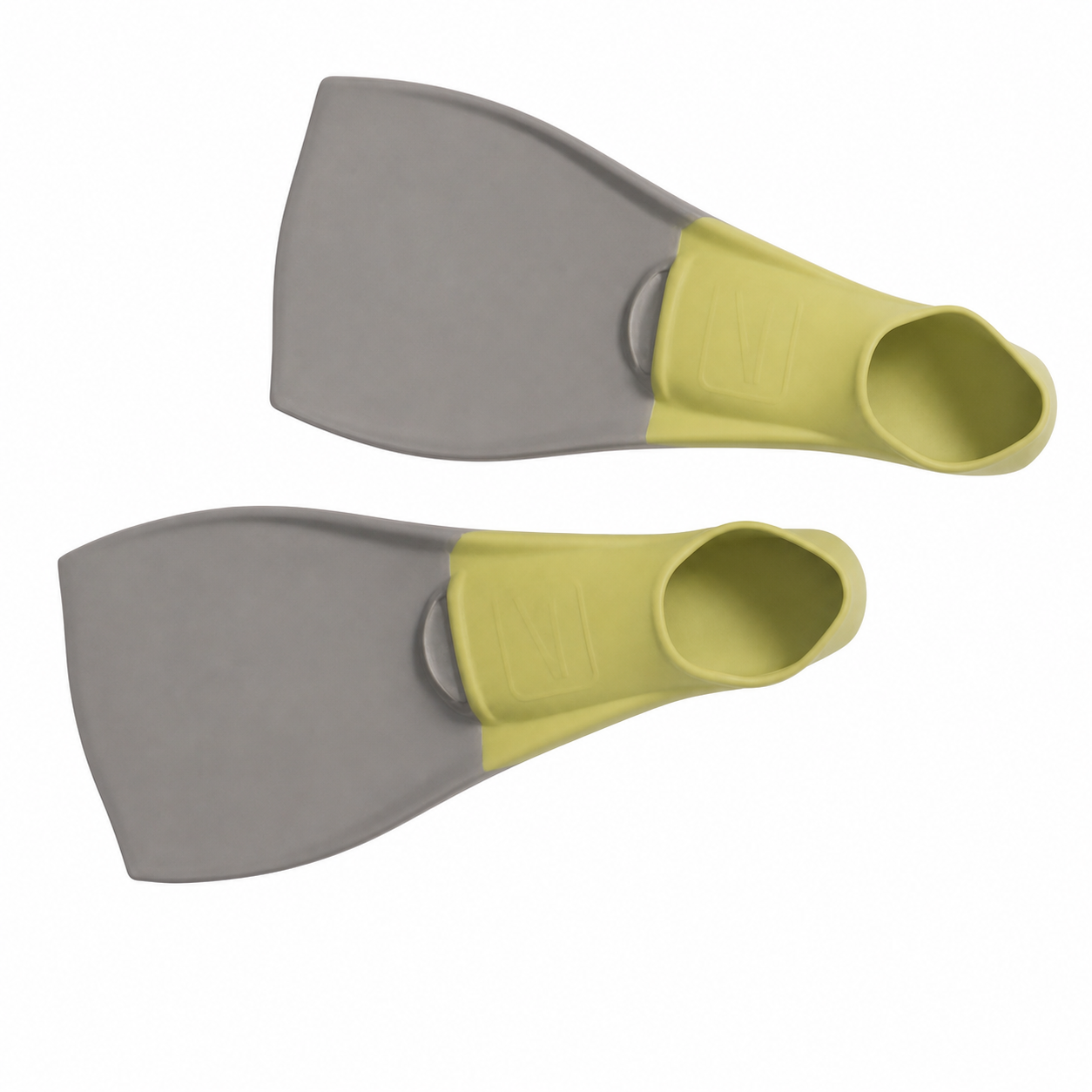 Speedo Sol Long Blade Fin Yellow / Grey