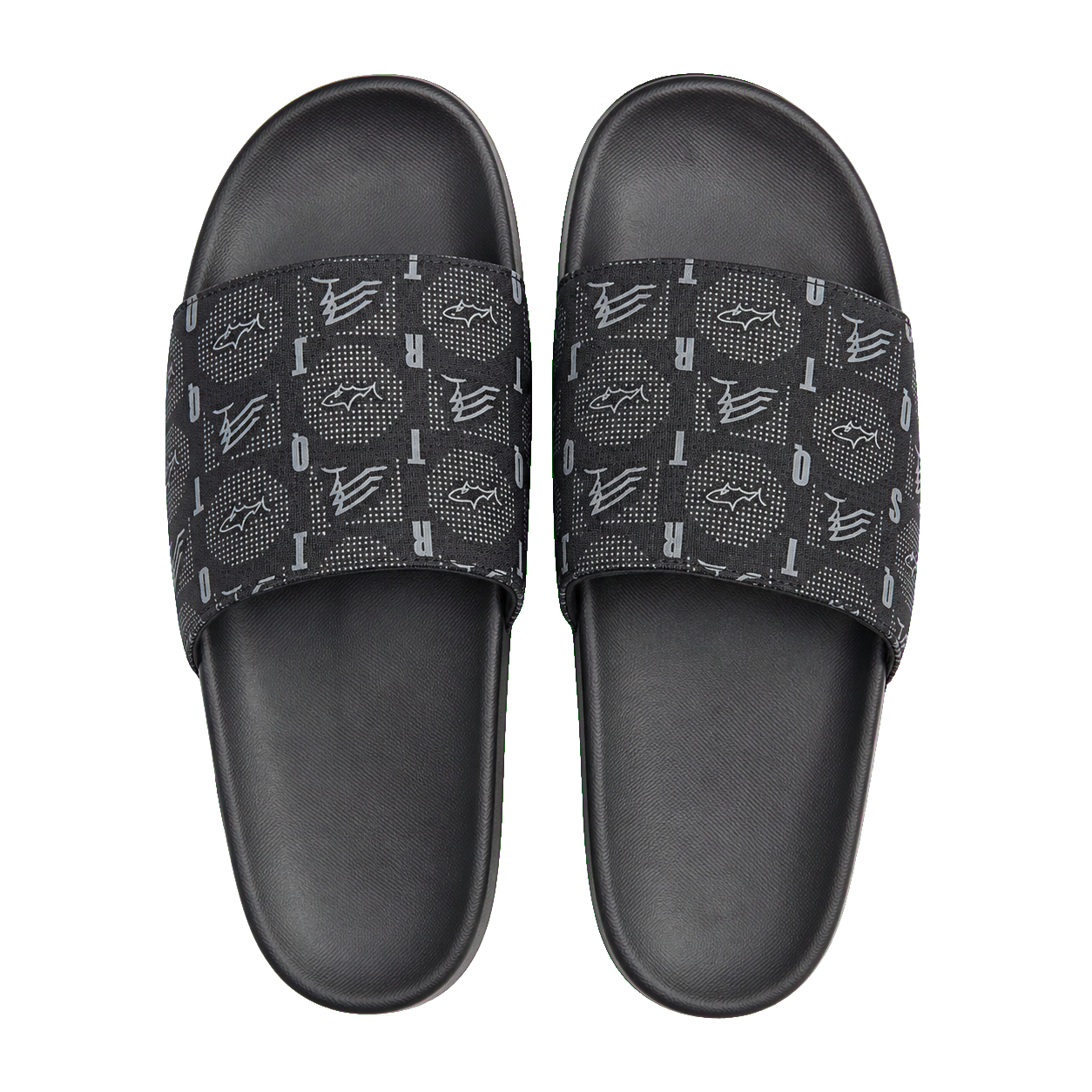 כפכפי Paul Shark All Over Comfort Slipper שחור
